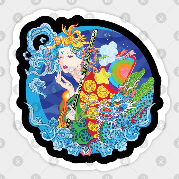 anime retro Princess Kaguya Sticker by anlufe